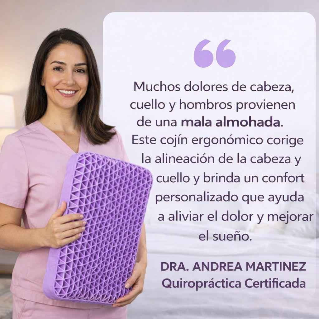 Softix CloudGel Lite™ – Almohada Ergonómica Compacta