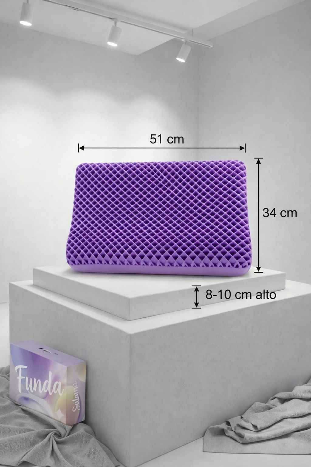 Softix CloudGel™ – Almohada Ergonómica de Gel